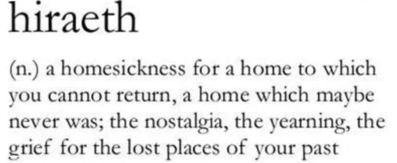 Hiraeth meaning
