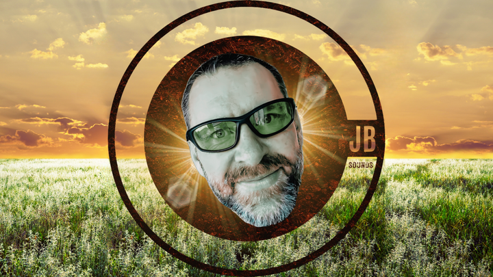 cjb sounds header image of fields and sun and cjb with green sunglasses