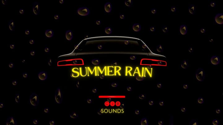 CJB SOUNDS Single Music Cover of Black Rain with Red Car Stop Lights